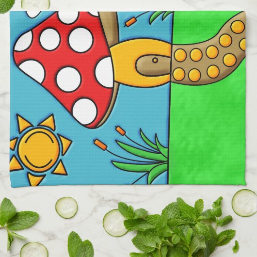 Linge De Cuisine champignon rouge mignon (Plié)