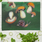 Linge De Cuisine Champignons (Plié)