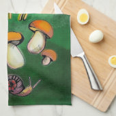 Linge De Cuisine Champignons (Quart Plié)