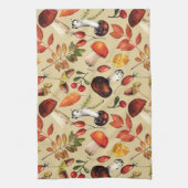 Linge De Cuisine Champignons d'automne (Vertical)