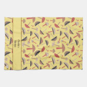 Linge De Cuisine Champignons de champignons du milieu du siècle ret (Horizontal)