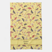 Linge De Cuisine Champignons de champignons du milieu du siècle ret (Vertical)