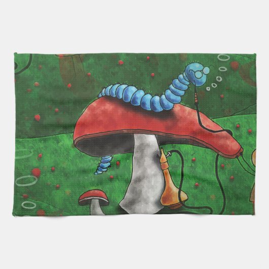 Linge De Cuisine Champignons magiques (Horizontal)