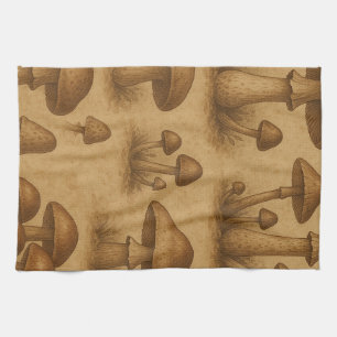 Linge De Cuisine Champignons vintages