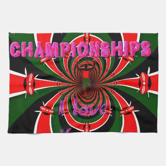 Linge De Cuisine Championnats du monde d'athlétisme du Kenya : Drap (Horizontal)