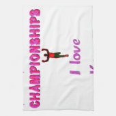 Linge De Cuisine Championnats du monde d'athlétisme Kenya Runner :  (Vertical)