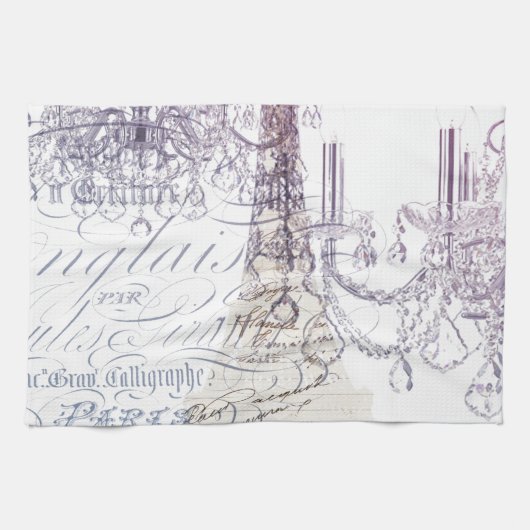 Linge De Cuisine chandelier paris tour eiffel (Horizontal)