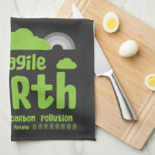 Linge De Cuisine Changement climatique | Pollution du carbone | T-s (Quart Plié)