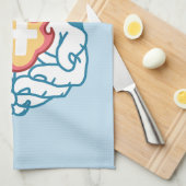 Linge De Cuisine Changement du froid, Feu de foi - Chrétien motivat (Quart Plié)