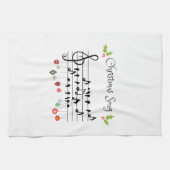 Linge De Cuisine Chanson de Noël chant des oiseaux (Horizontal)