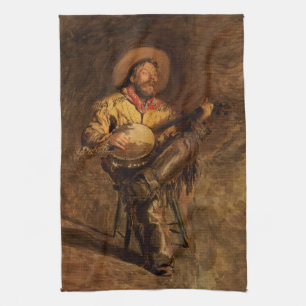 Linge De Cuisine Chant vintage Cowboy de Thomas Eakins