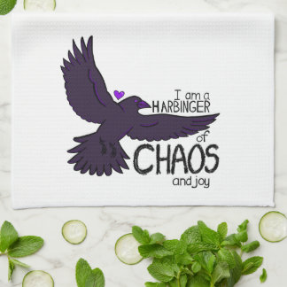 Linge De Cuisine Chaos Crow Tapestry