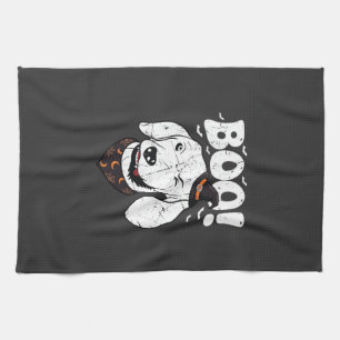 Linge De Cuisine Chapeau de sorcière de chien Halloween Boo Chauves
