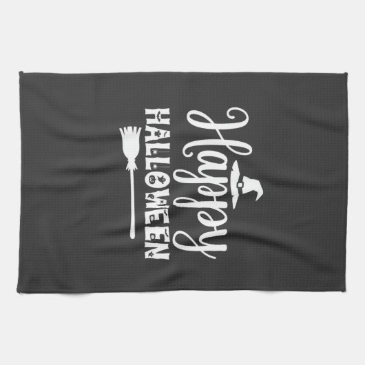 Linge De Cuisine Chapeau de sorcière de conception de balai de Joye (Horizontal)