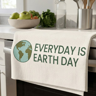 Linge De Cuisine Chaque Jour Est Le Jour De La Terre - Amoureux De