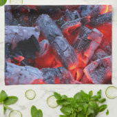 Linge De Cuisine Charbons chauds (Plié)