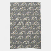 Linge De Cuisine Charcoal daisy (Vertical)