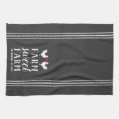 Linge De Cuisine Charcoal Rustic Personnalisé Agritourisme (Horizontal)