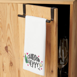 Linge De Cuisine Chardonnay Funny Heart Chardon Heyy