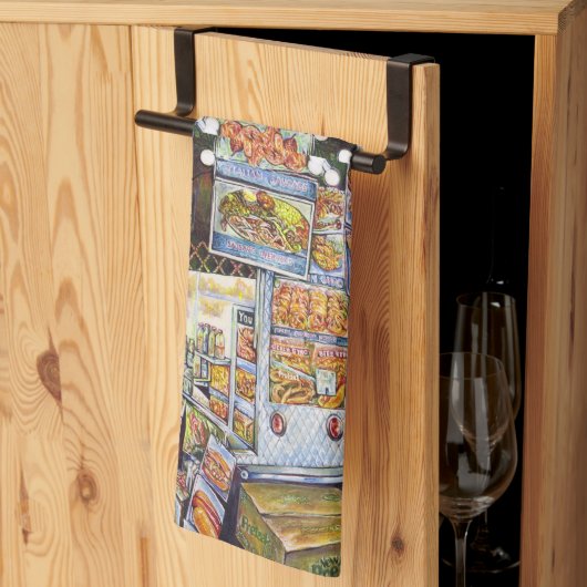 Linge De Cuisine Charge de travail artistique extraordinaire (Pliage en tiers)