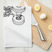 Linge De Cuisine Chargeur frontal (Quart Plié)