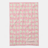 Linge De Cuisine Charmante Motif de fraises Monogrammes Cadeaux (Vertical)