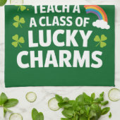 Linge De Cuisine Charme de professeur Saint-Patrick Trèfle Irlandai (Plié)