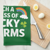 Linge De Cuisine Charme de professeur Saint-Patrick Trèfle Irlandai (Quart Plié)