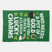 Linge De Cuisine Charme de professeur Saint-Patrick Trèfle Irlandai (Horizontal)