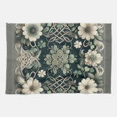 Linge De Cuisine Charme floral du trèfle celtique (Horizontal)