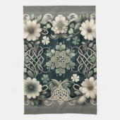 Linge De Cuisine Charme floral du trèfle celtique (Vertical)