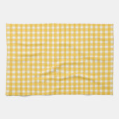 Linge De Cuisine Charme Gingham Jaune (Horizontal)