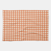 Linge De Cuisine Charme Gingham Orange (Horizontal)