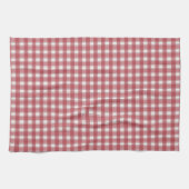 Linge De Cuisine Charme Gingham Rouge (Horizontal)