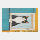 Linge De Cuisine Charming Chat in Window (Horizontal)