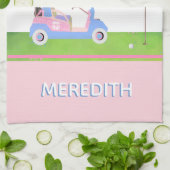 Linge De Cuisine Charming Feminine Golf Clubs de panier Monogramme  (Plié)