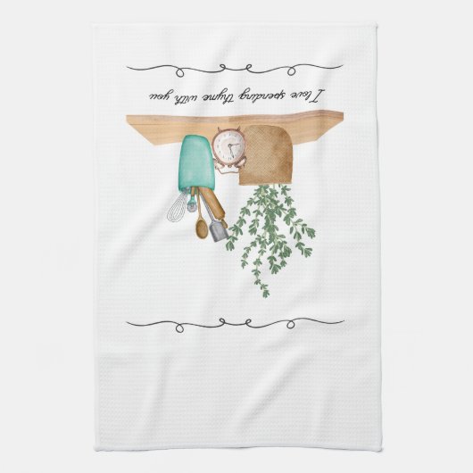 Linge De Cuisine Charming Kitchen Tea Towels - Whimsical Decor (Vertical)