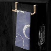 Linge De Cuisine Charming mystique | Étoiles de lune d'argent Sun A