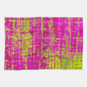Linge De Cuisine Chartreuse Kiss rose et vert Abstrait (Horizontal)