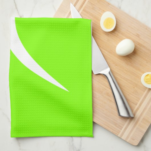 Linge De Cuisine Chartreuse, Neon Green Running (Quart Plié)