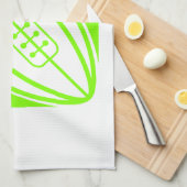 Linge De Cuisine Chartreuse, Rugby vert néon (Quart Plié)