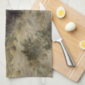 Linge De Cuisine Chasse au bison no 26 par CM Russell, Indiens Vint (Quart Plié)