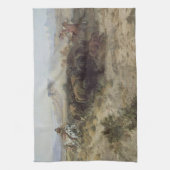 Linge De Cuisine Chasse au bison no 26 par CM Russell, Indiens Vint (Vertical)