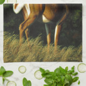 Linge De Cuisine Chasse aux cerfs de Virginie (Plié)