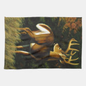 Linge De Cuisine Chasse aux cerfs de Virginie (Horizontal)