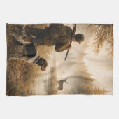 Linge De Cuisine Chasse dans la brume (Horizontal)