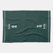 Linge De Cuisine Chasseur | Numéro de la maison d'ananas et nom de  (Horizontal)