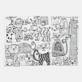 Linge De Cuisine Chat (Horizontal)