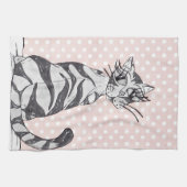Linge De Cuisine Chat 02 de fillette (Horizontal)