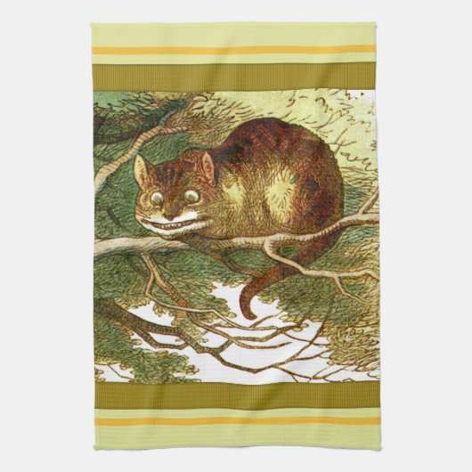 Linge De Cuisine Chat 2 de Cheshire (Vertical)